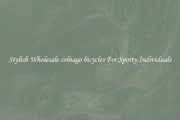 Stylish Wholesale colnago bicycles For Sporty Individuals