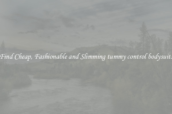 Find Cheap, Fashionable and Slimming tummy control bodysuits