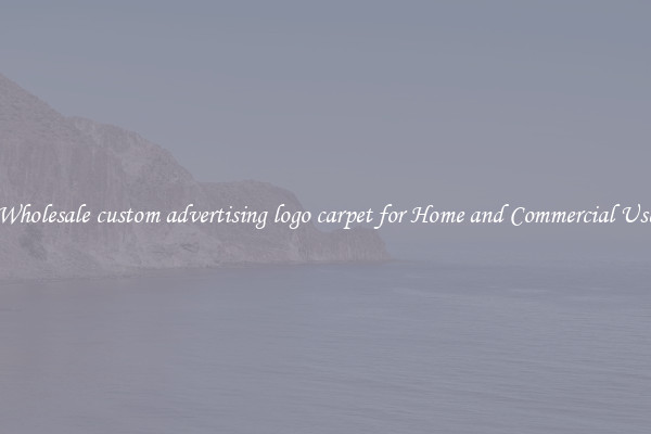 Wholesale custom advertising logo carpet for Home and Commercial Use