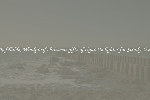 Refillable, Windproof christmas gifts of cigarette lighter for Strudy Use