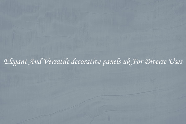 Elegant And Versatile decorative panels uk For Diverse Uses