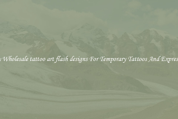 Buy Wholesale tattoo art flash designs For Temporary Tattoos And Expression