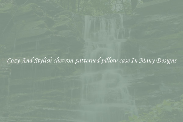 Cozy And Stylish chevron patterned pillow case In Many Designs